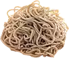 tagliatelle soba cotte a caldo (circa 8 once tagliatelle di grano saraceno non cotte)