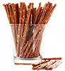 4 piccoli bastoncini sottili di pretzel o stuzzicadenti