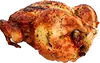 pollo arrosto intero, spellato