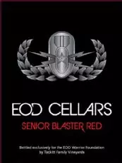 Vino Merlot EOD Cellars Warrior Senior Blaster