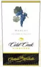 Chateau Ste. Michelle Cold Creek Vineyard Merlot