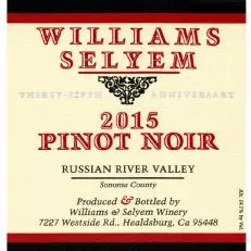 Pinot Nero della Williams Selyem Russian River Valley