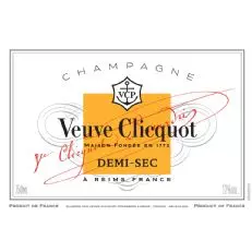 Veuve Clicquot Demi-Sec (mezza bottiglia)