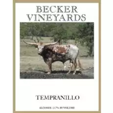 Becker Vineyards Tempranillo