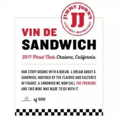 Vin De Sandwich Pinot Nero di Jimmy John