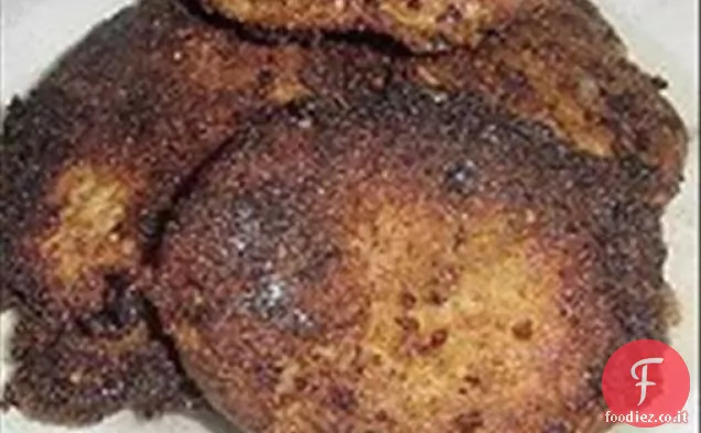 Braciole di maiale marrone super piccante