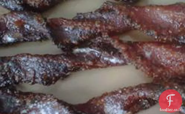 Torsioni di pancetta speziata