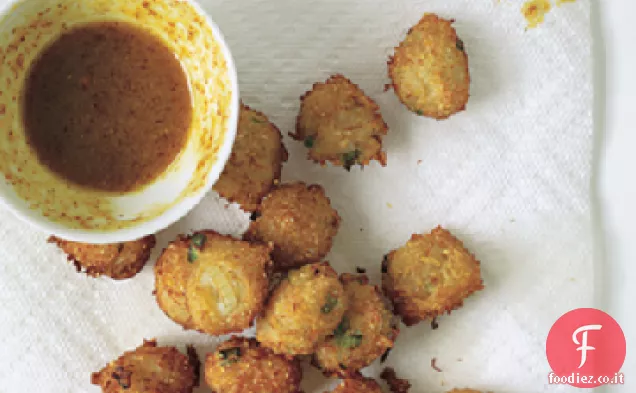 Cuccioli di granchio Hush con salsa di miele e senape al curry