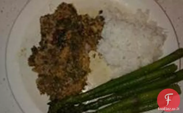 Filetto di maiale in crosta di prezzemolo e parmigiano