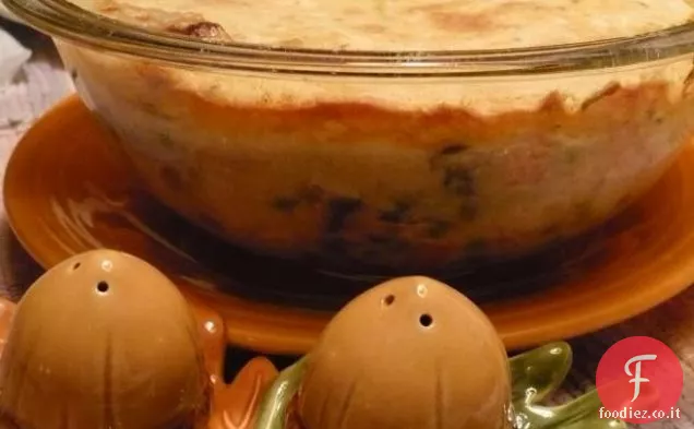 Giorno di San Patrizio Basso contenuto di grassi Fornello lento Diviso zuppa di piselli con pancetta