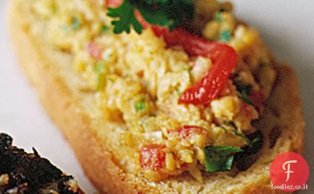 Crostini di Ceci Pimiento