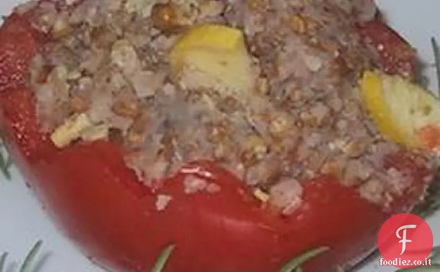 Insalata di grano saraceno e zucca estiva