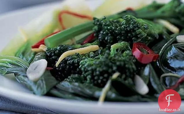 Verdure asiatiche saltate in padella