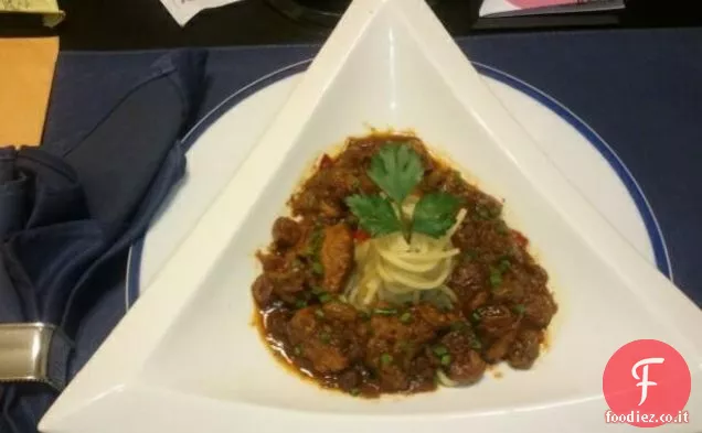 Anacardio pollo Stir Fry