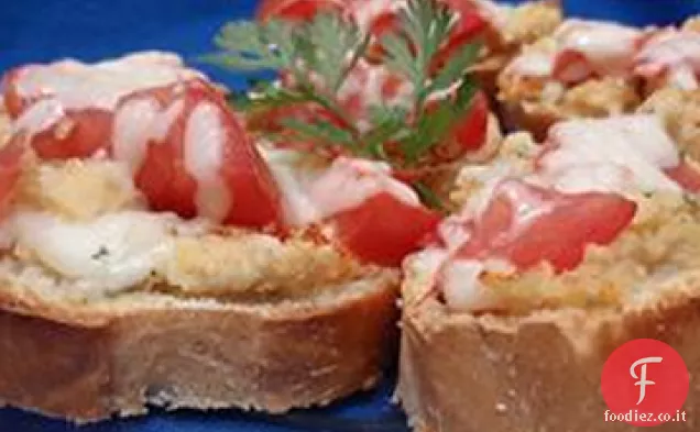 Bruschetta con Hummus