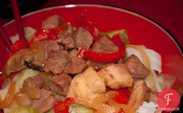 Teriyaki Manzo e funghi