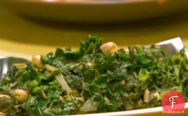 Spinaci e ceci indiani