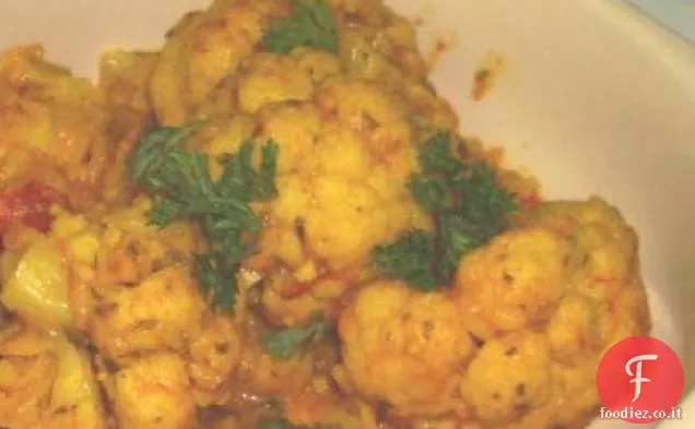 Cavolfiore in salsa di coriandolo Anacardi