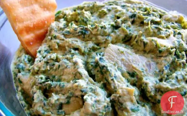 Hummus di spinaci e carciofi