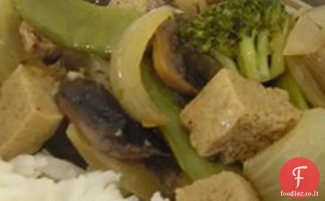 Tofu-Veggie Stir Fry e sugo