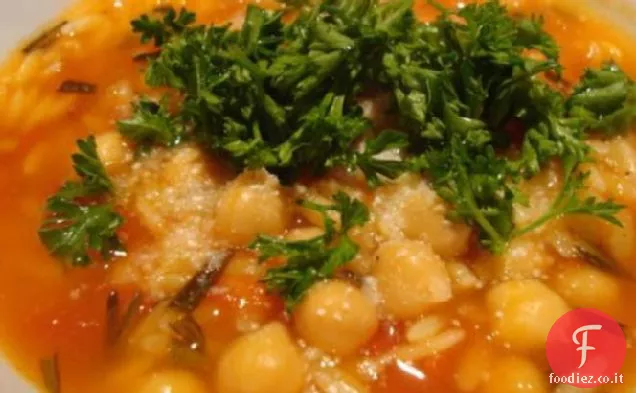 Zuppa di ceci e Orzo