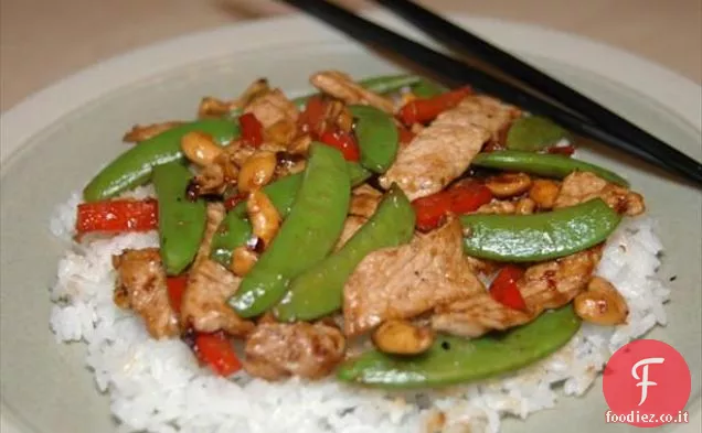 Risotto cremoso con foglie di cumino e Curry