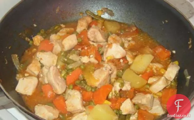 Pollo filippino Afritada