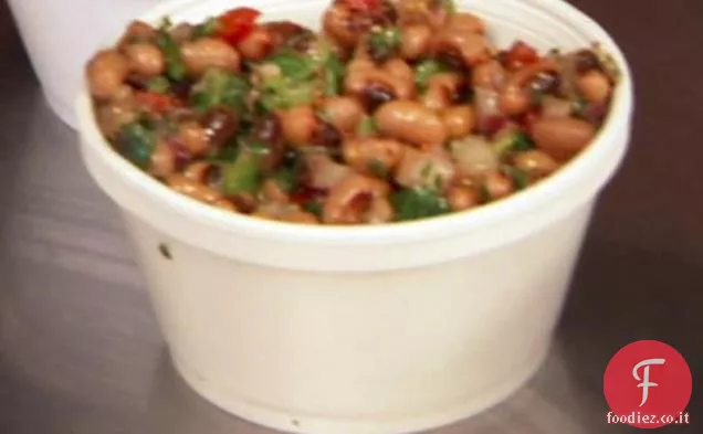 Insalata di piselli dagli occhi neri