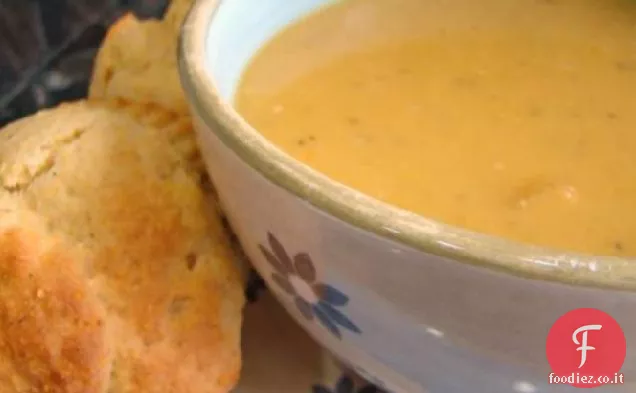 Zuppa di piselli spaccati gialli