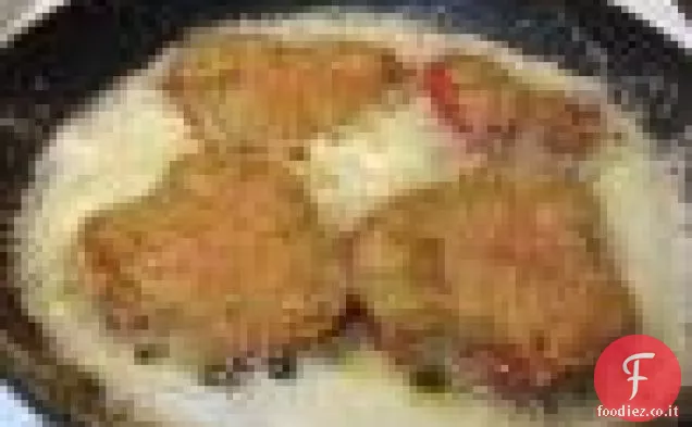 Frittata di piselli al curry con Chutney di pomodoro fresco