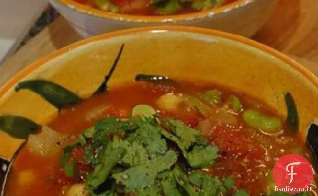 Zuppa di ceci alla marocchina