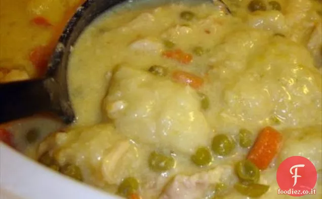 Zuppa di piselli,prosciutto e pancetta