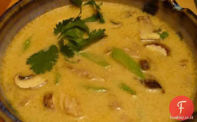 Asian Comfort Food (Cocco-Curry Zuppa di pollo Noodle)