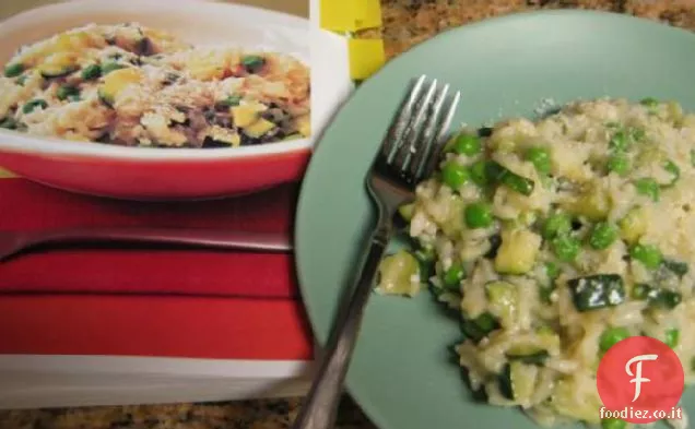 Risotto Primaverile con Piselli e Zucchine