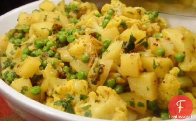 Cavolfiore al curry e patate