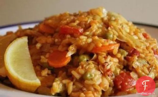 Paella vegetariana