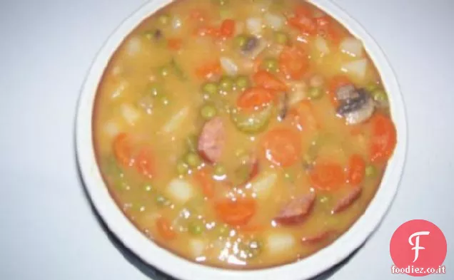 Quick Kielbasa-Zuppa di fagioli