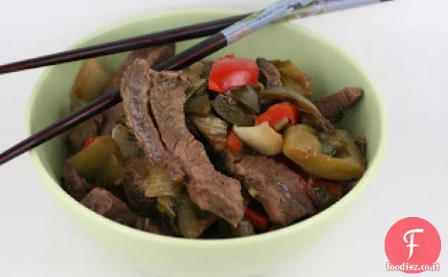 Ricetta di manzo arancione fornello lento