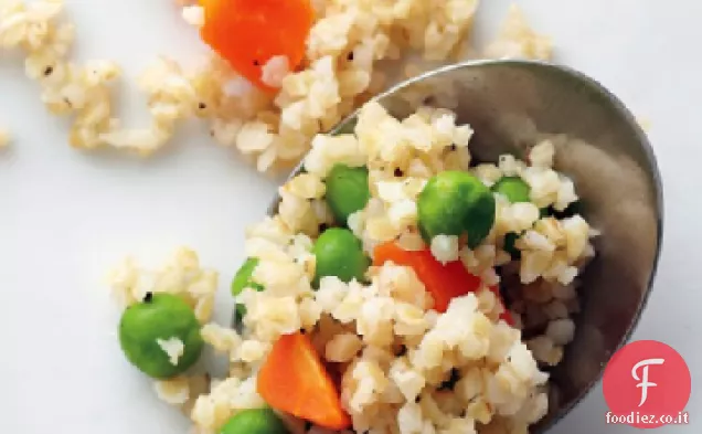 Bulgur con piselli e carote