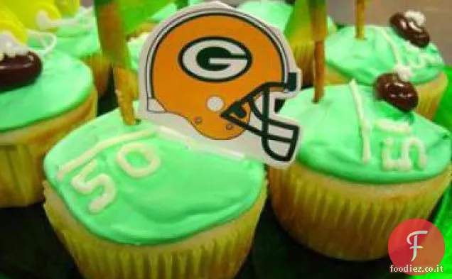 Decorato Calcio Poke Cupcakes