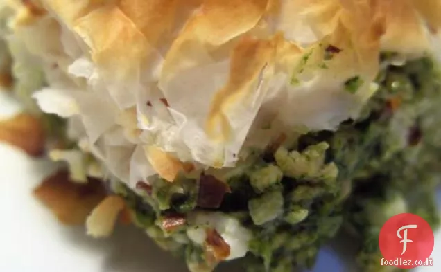 Torta di spinaci e pollo