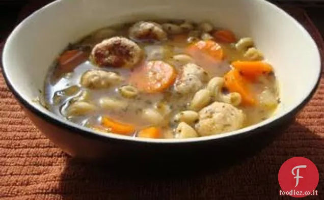 Zuppa di polpette di tacchino italiano