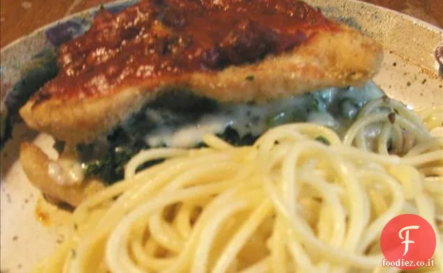 Petto di pollo ripieno italiano