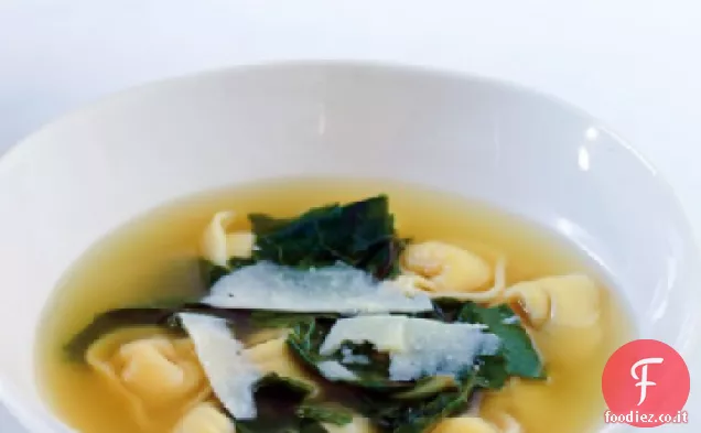 Tortellini in Brodo con Bietole e Pecorino