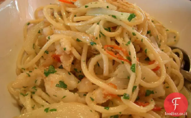 Pasta con Finocchio Brasato, Bietole e Aceto Balsamico