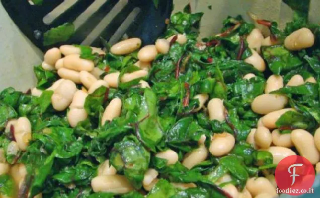 Bietole e fagioli svizzeri piccanti