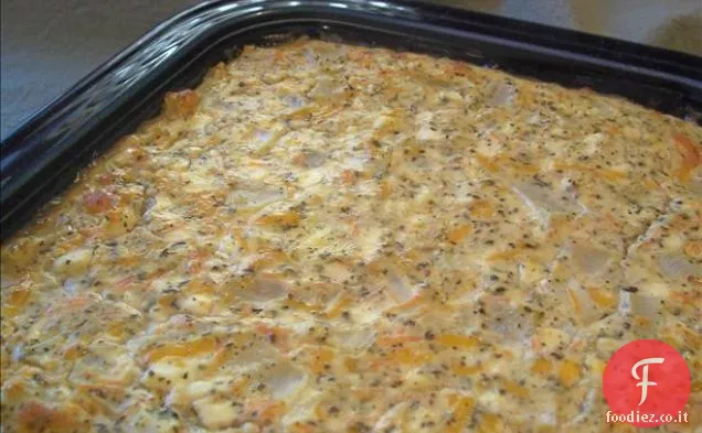 Casseruola di rapa di formaggio
