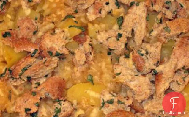 Rutabaga (Rapa gialla o svedese) Mela gratinata