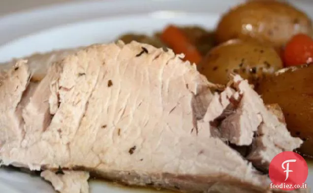 Arrosto di maiale ubriaco