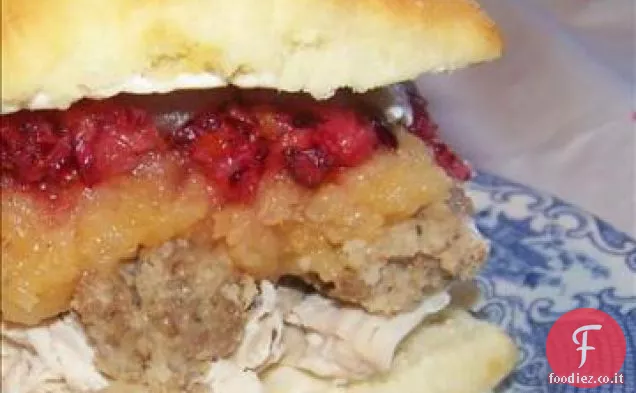 Pazzo Mixed-Up miglio ad alta avanzi panino al tacchino